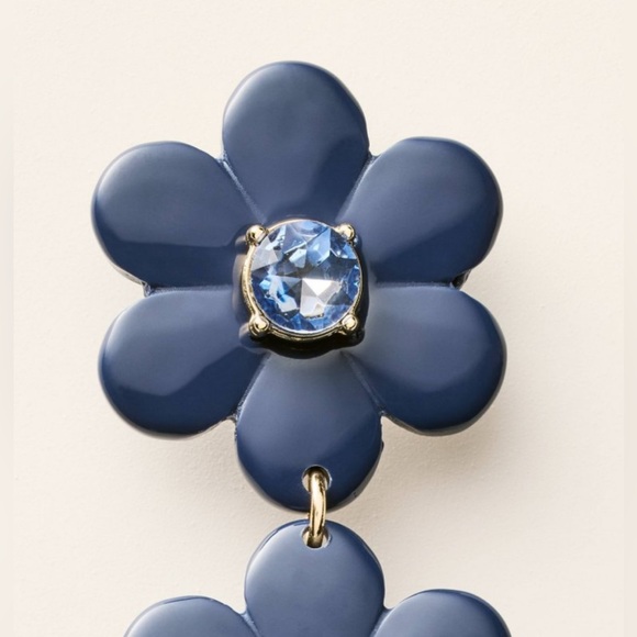 Kate Spade x Target Floral Linear Earrings - Picture 3 of 7